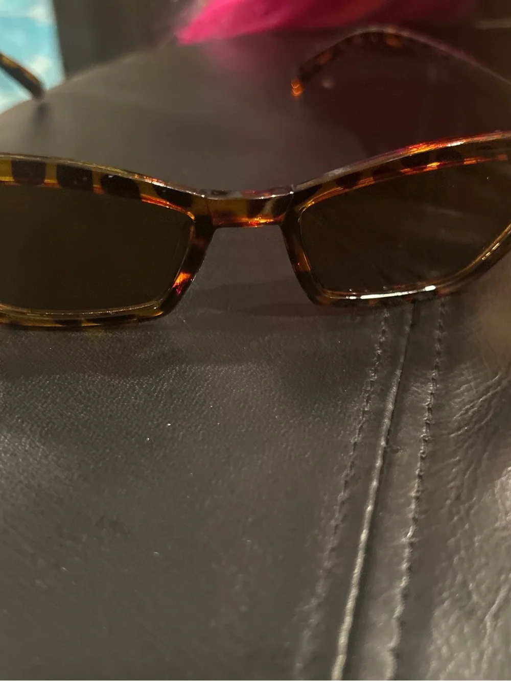 Tortoiseshell Cat Eye Sunglasses - Brown Lenses